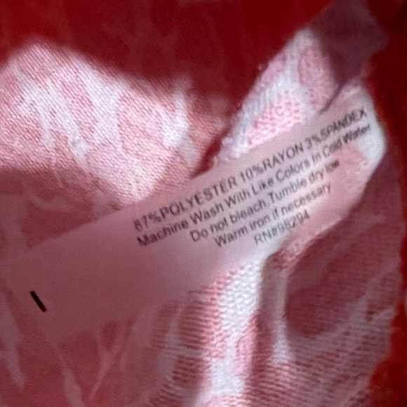 Sportelle Orange Animal Print Blouse - Picture 5 of 5